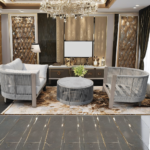 Wholesale HL-3S-25019 Modern Commercial Garden Sofa Set for luxury resorts