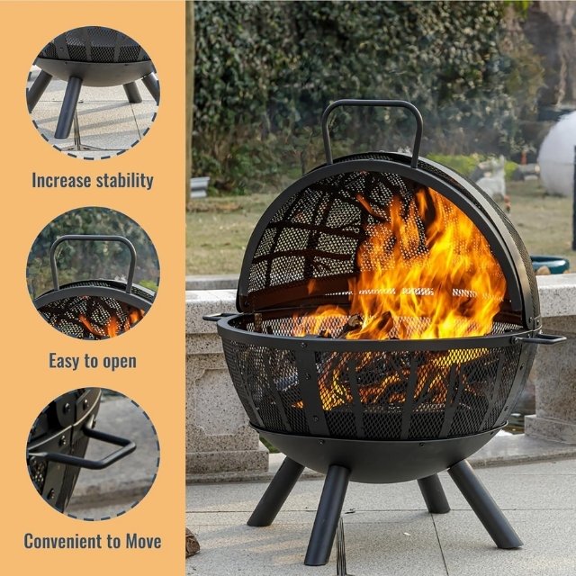 40HQ container fire pit order
