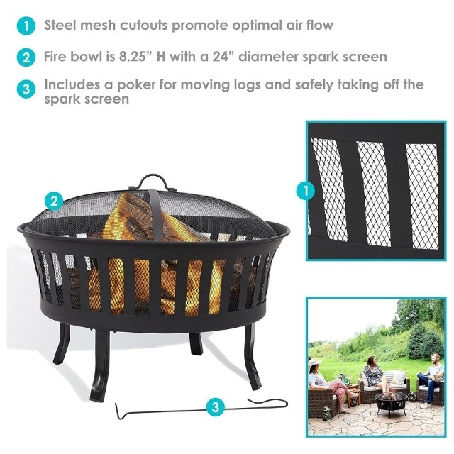 Bulk iron fire pit inventory