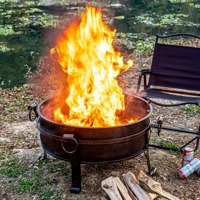 Drop tested fire pit packaging