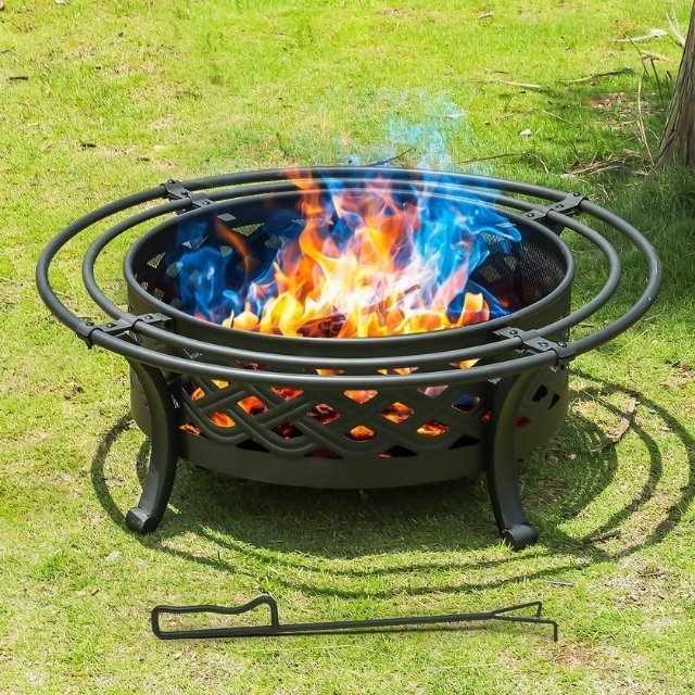 Laser cut fire pit design