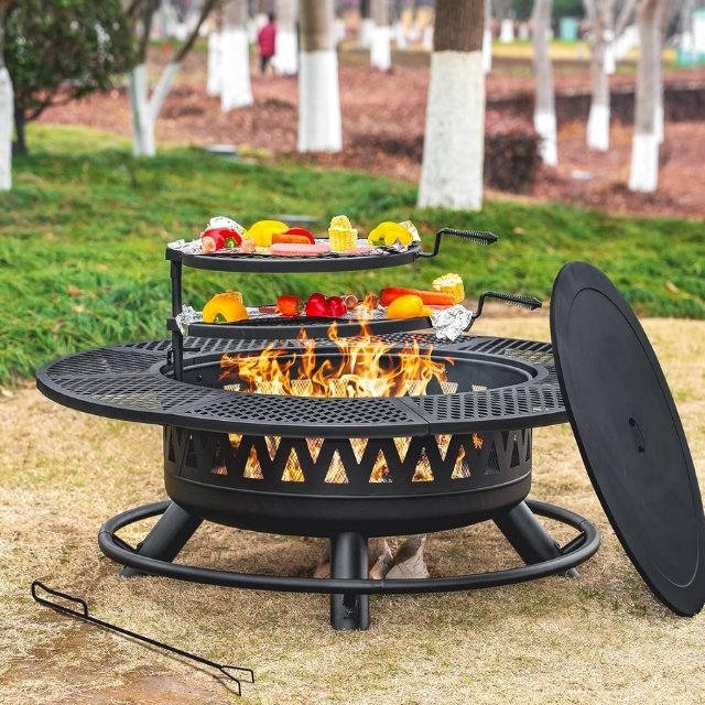 Professional garden fire pit