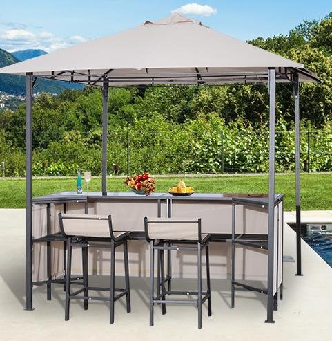 Grill gazebo XY-CG-16009 wholesale manufacturer BBQ outdoor cooking shelter