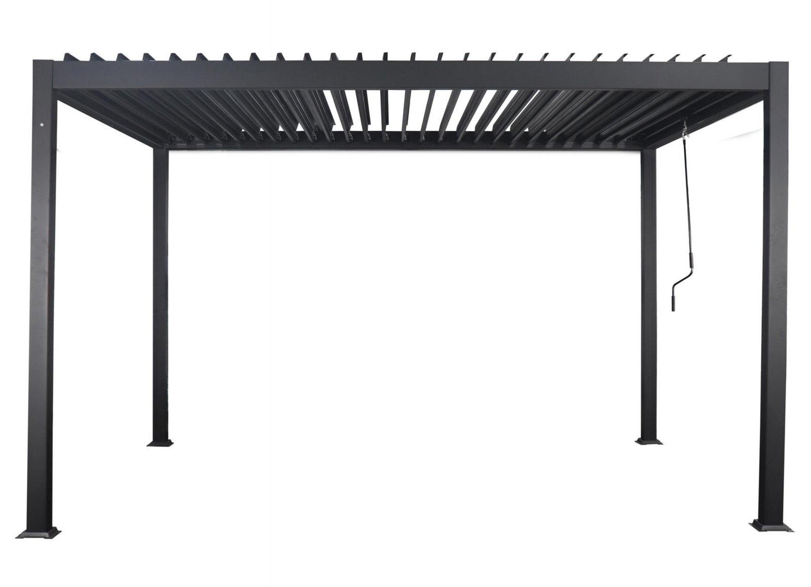 Aluminum louvered pergola XY-CG-23019-EO adjustable shade wholesale manufacturer