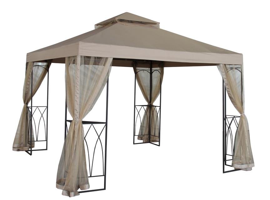 Patio gazebo XY-CG-18032 wholesale manufacturer double-layer roof commercial