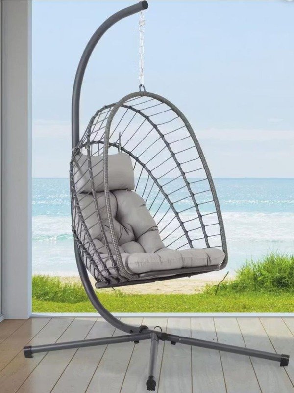 hanging egg chair wholesale comfort cushion model resort patio