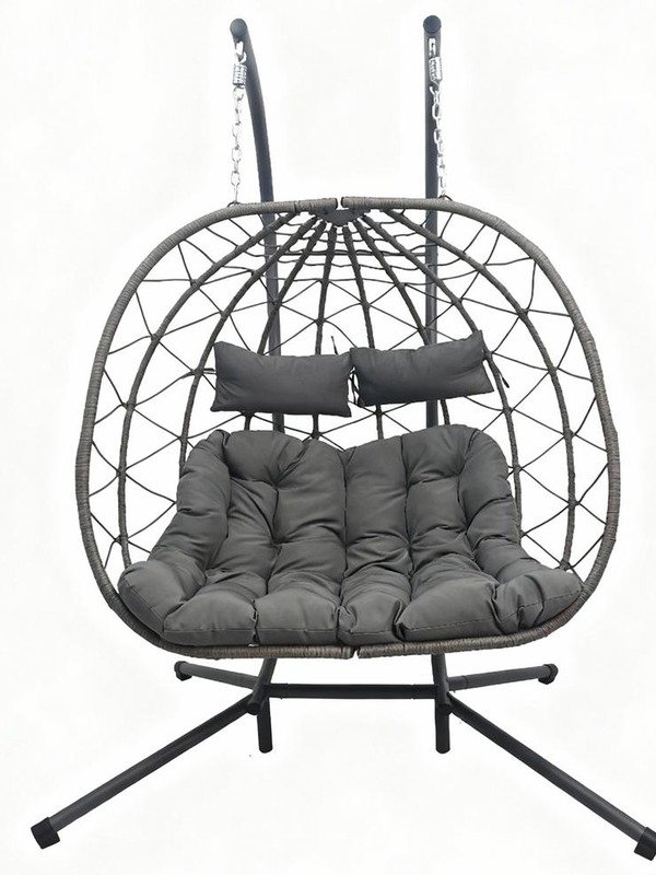 hanging egg chair wholesale dark frame premium model