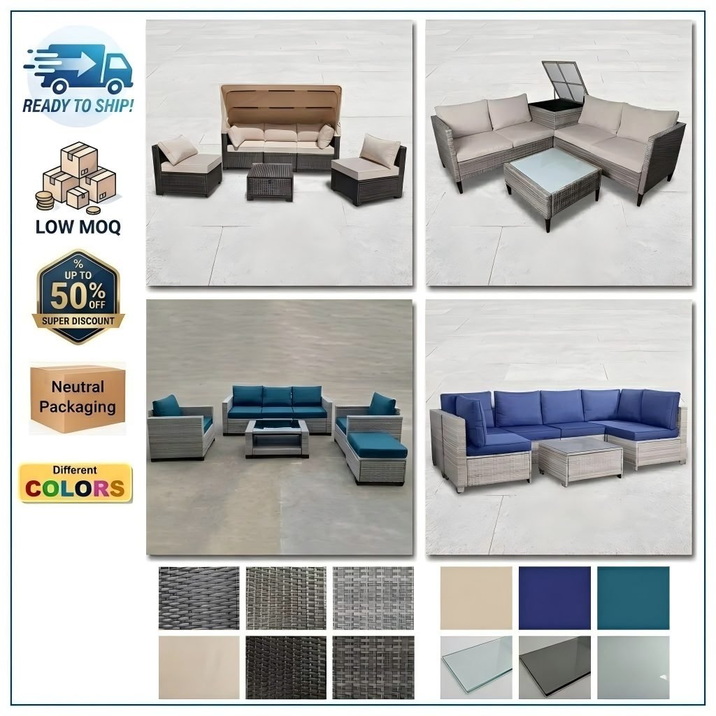 outdoor furniture MOQ container mix